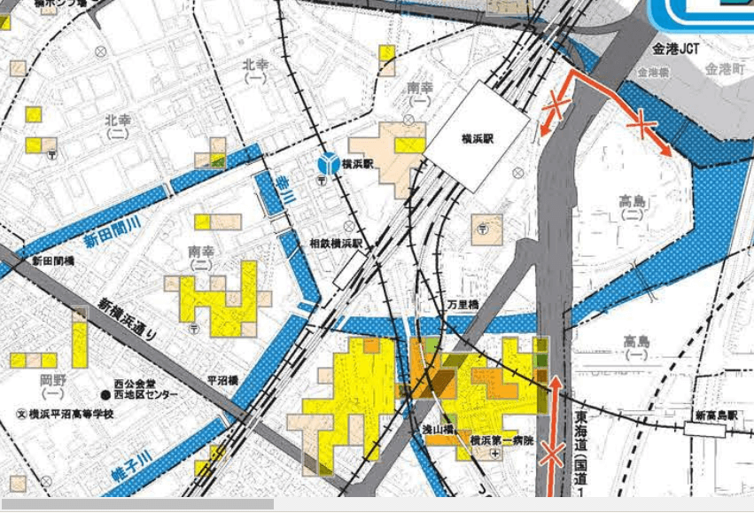 横浜　ハザードマップ